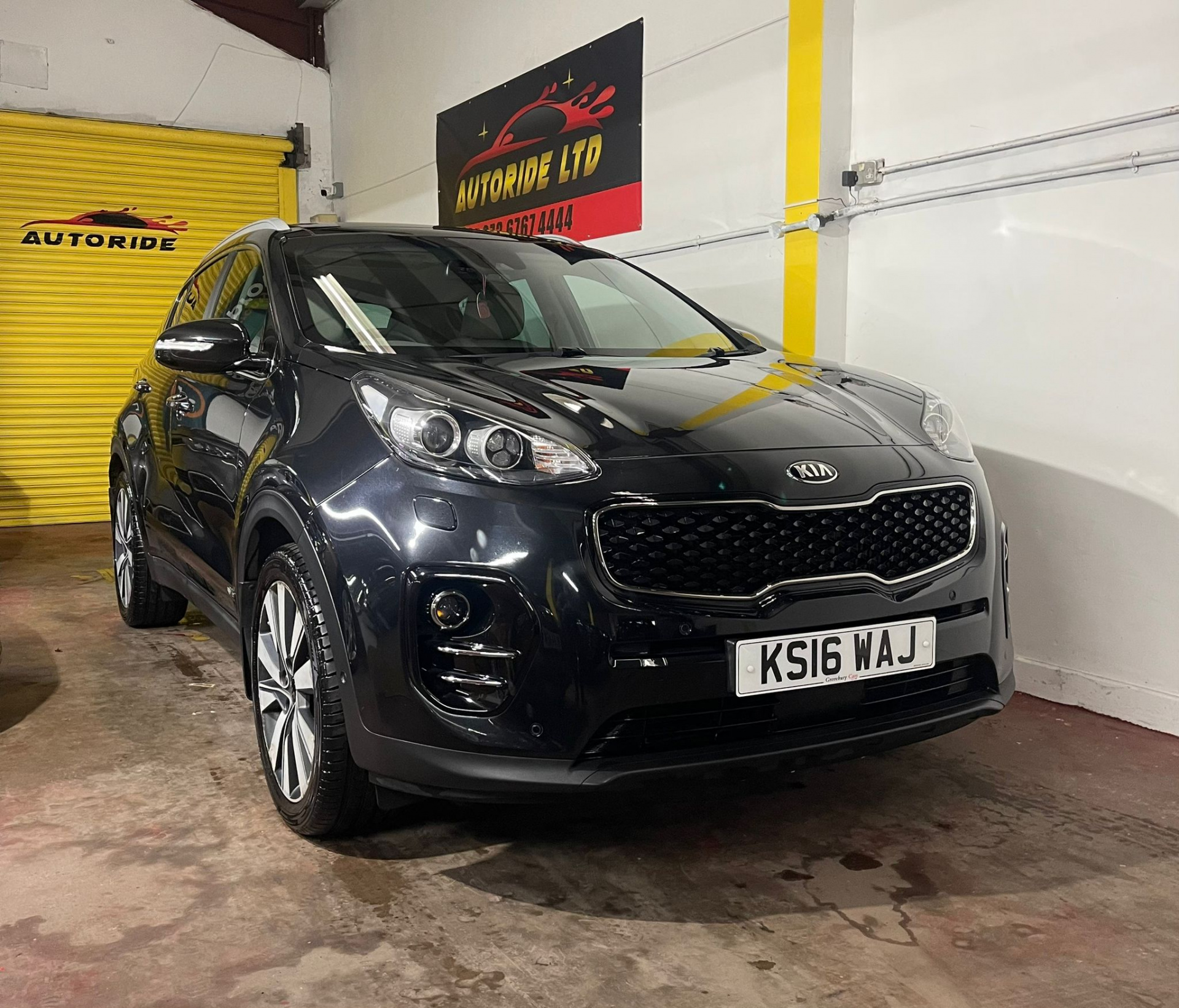 2016 KIA Sportage SUV Black Automatic