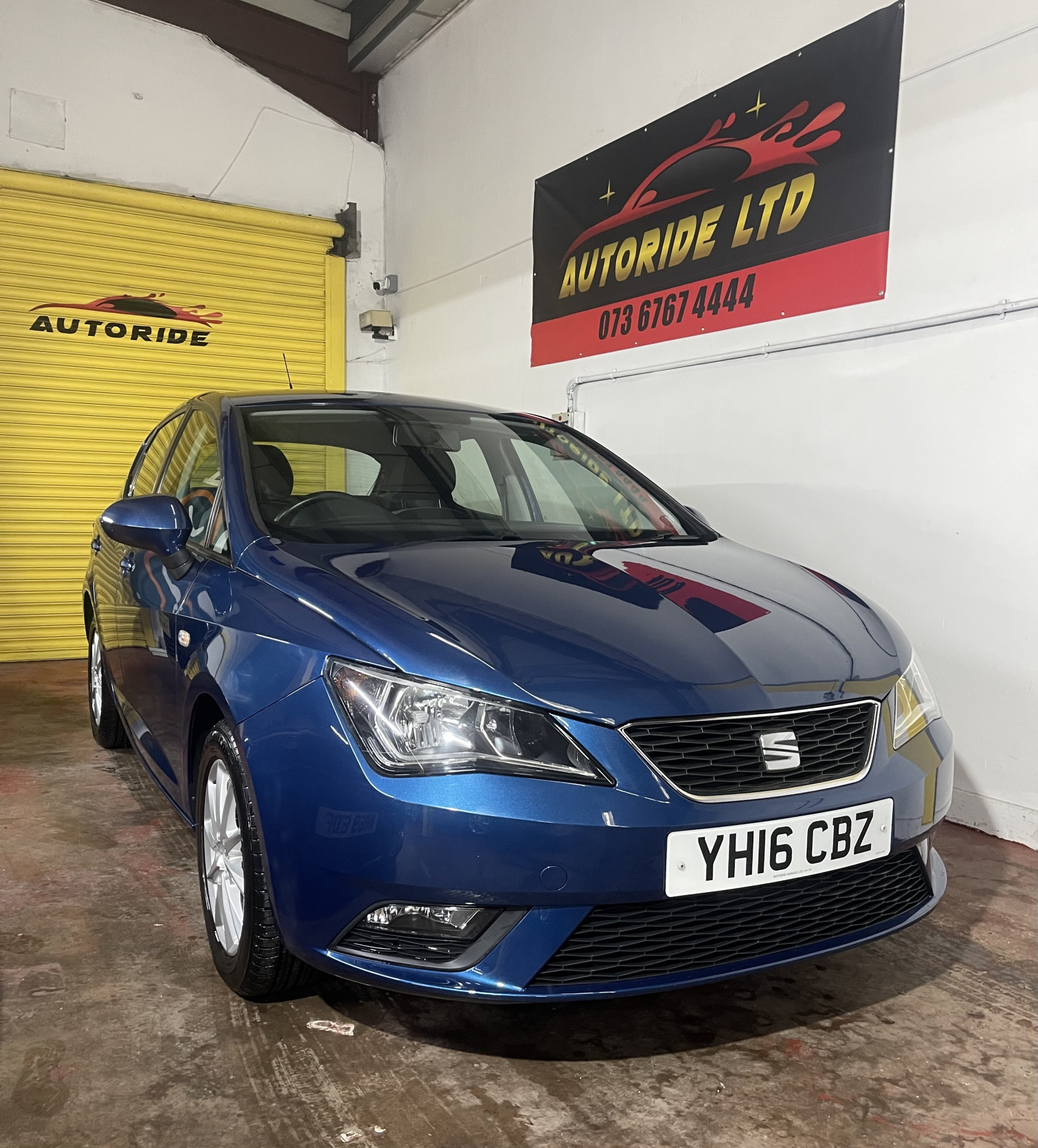 2016 Seat Ibiza Hatchback Blue  Manual