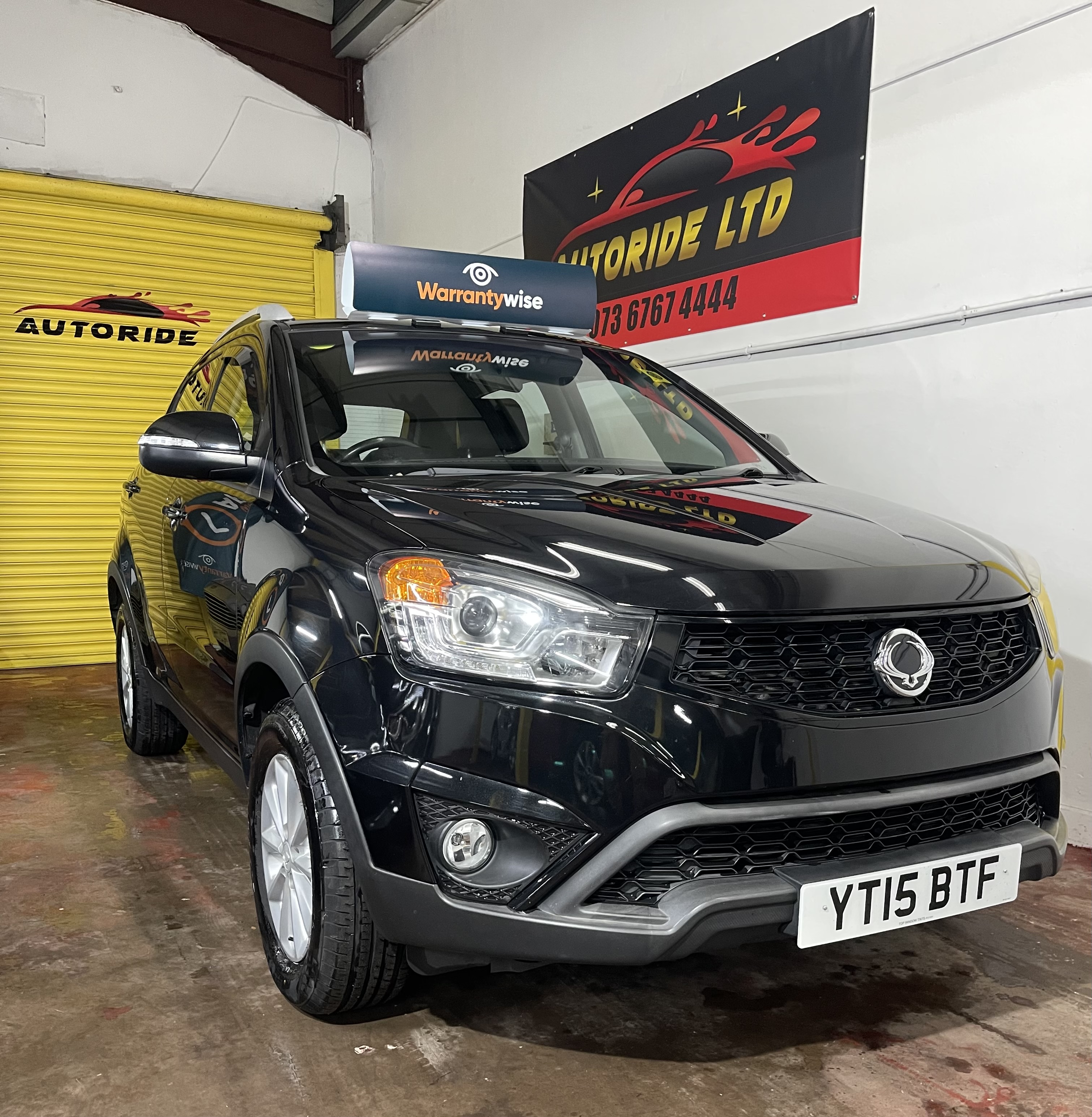 2015 Ssangyong Korando SUV Black Automatic