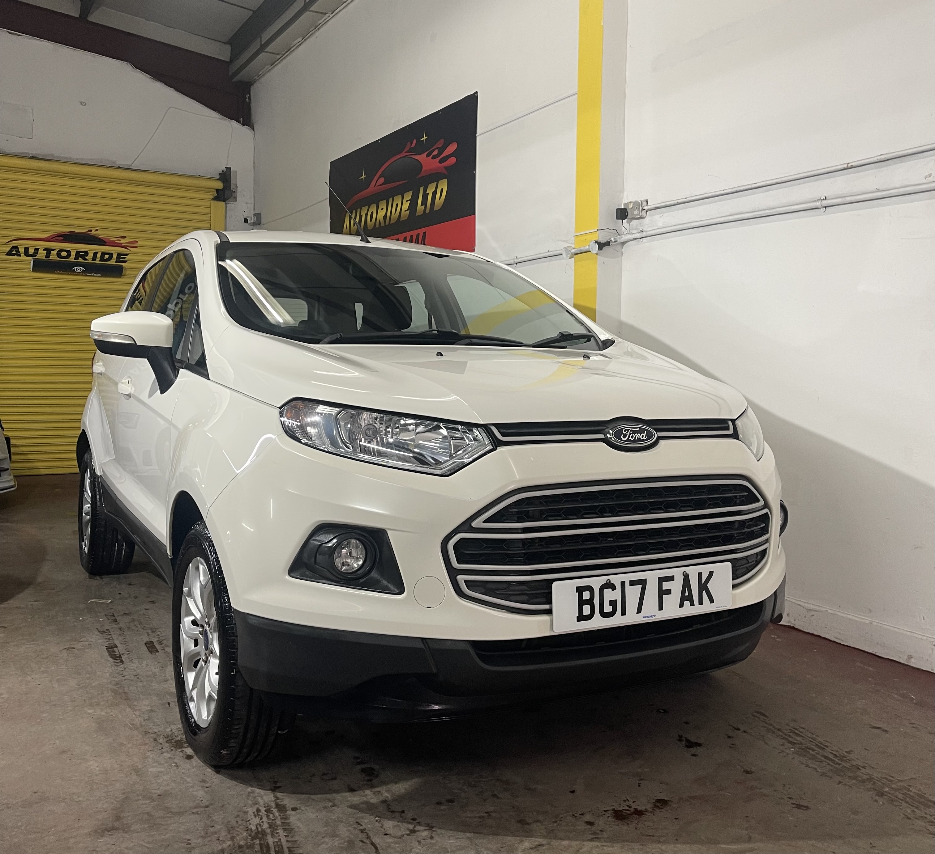 2017 Ford Ecosport Zetec Turbo SUV White Manual