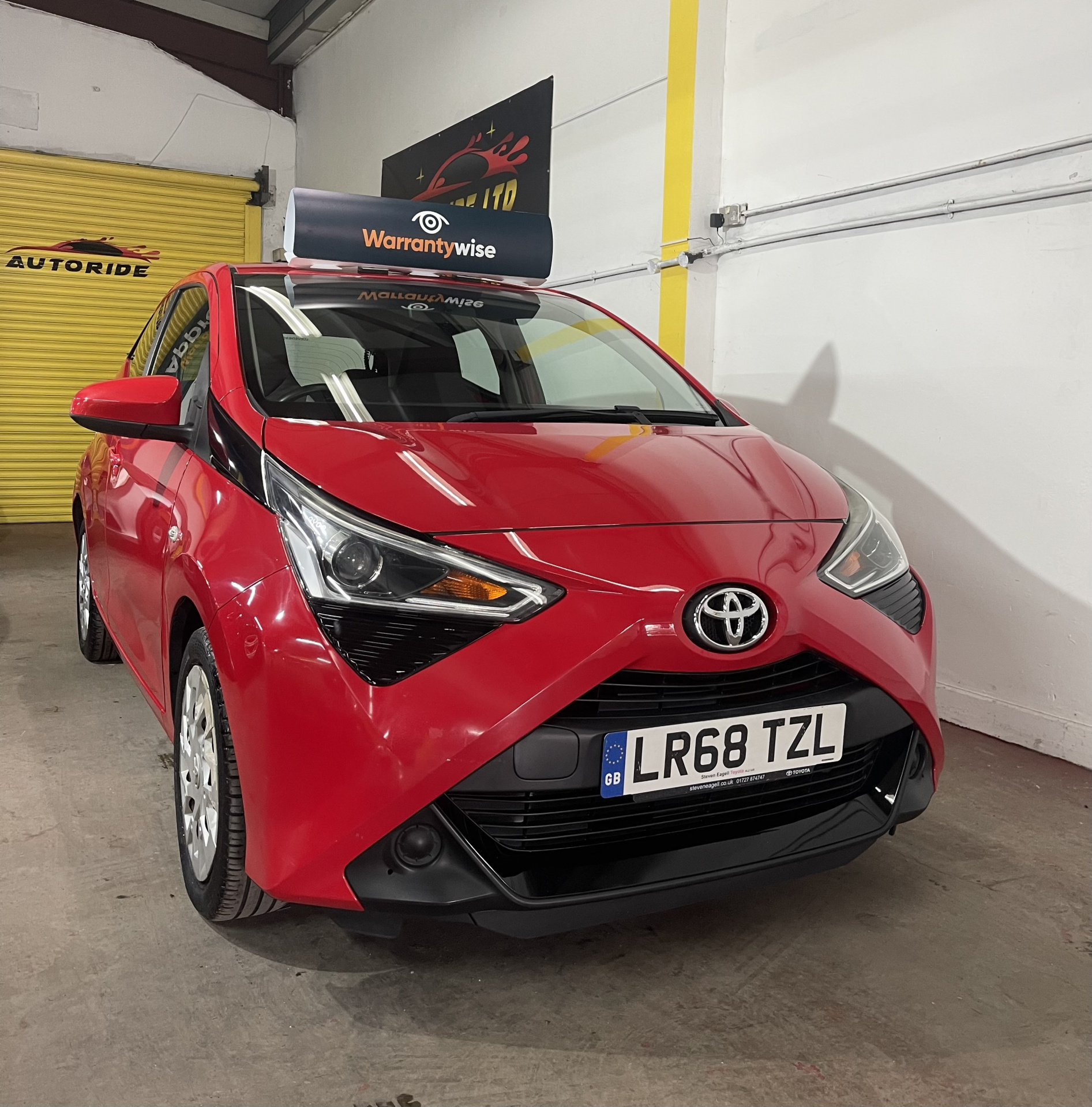 2018 Toyota Aygo Hatchback Red Automatic