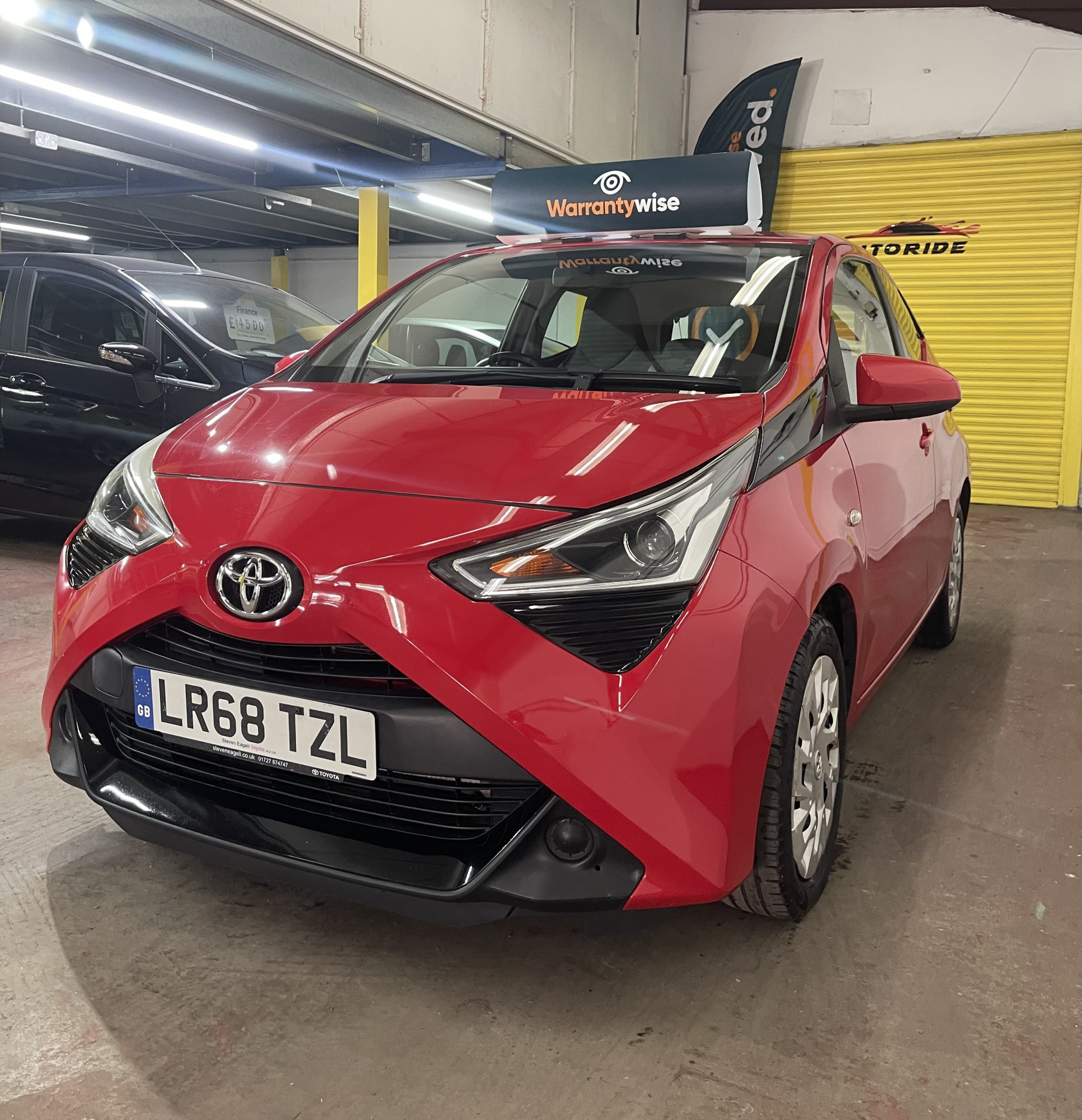 2018 Toyota Aygo Hatchback Red Automatic - view 2