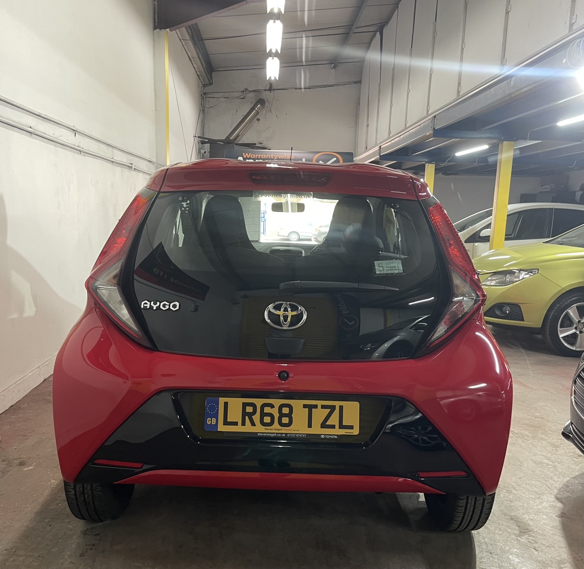 2018 Toyota Aygo Hatchback Red Automatic - view 5