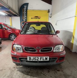 2002 Nissan micra Red Hatchback