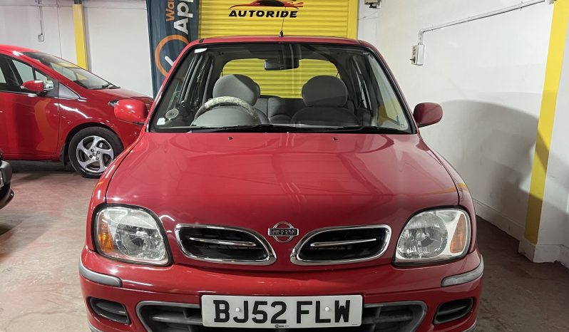 
								2002 Nissan micra Red Hatchback full									