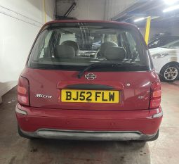 
										2002 Nissan micra Red Hatchback full									