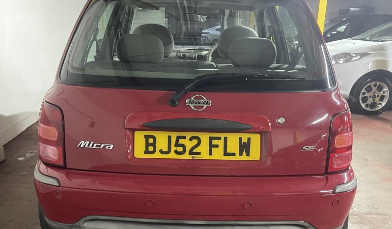 
								2002 Nissan micra Red Hatchback full									