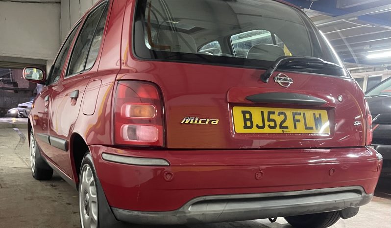 
								2002 Nissan micra Red Hatchback full									