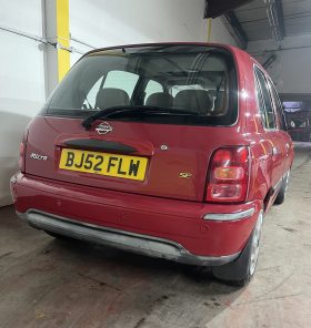 2002 Nissan micra Red Hatchback