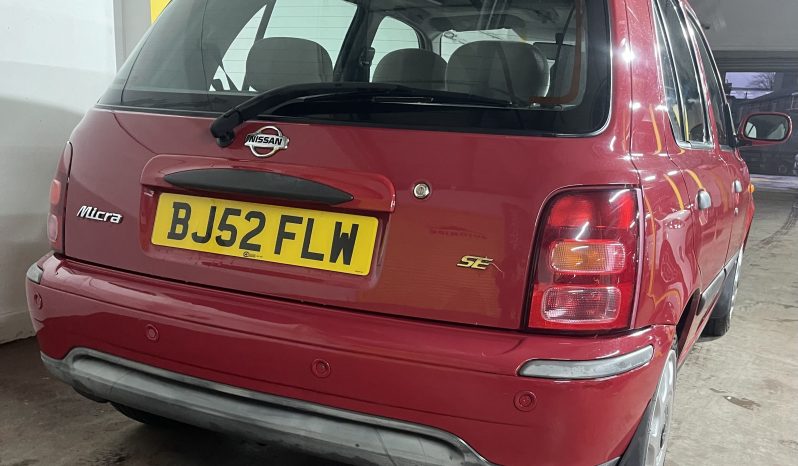 
								2002 Nissan micra Red Hatchback full									