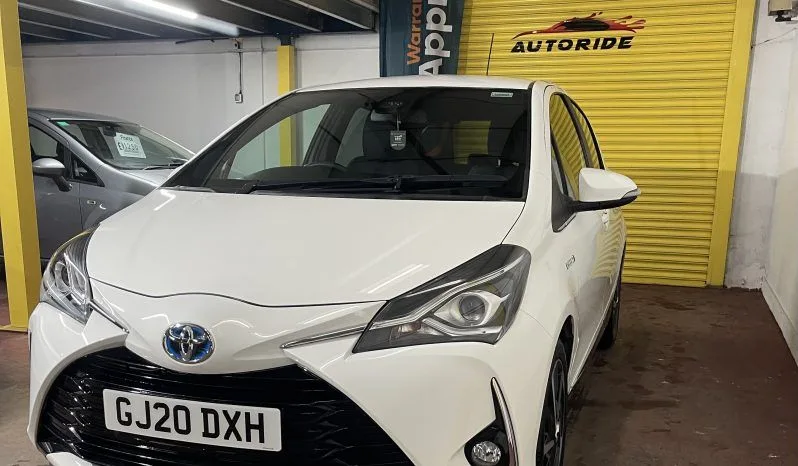 
2020 Toyota Yaris Hybrid Excel Cvt White Hatchback full									