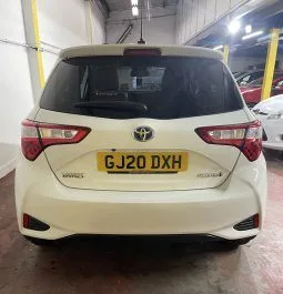 
2020 Toyota Yaris Hybrid Excel Cvt White Hatchback full									