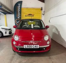2015 Fiat 500 Red Hatchback