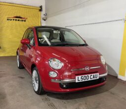 2015 Fiat 500 Red Hatchback