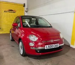 2015 Fiat 500 Red Hatchback