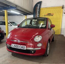 2015 Fiat 500 Red Hatchback