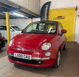 2015 Fiat 500 Red Hatchback