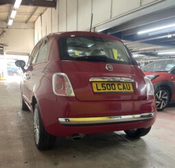 2015 Fiat 500 Red Hatchback