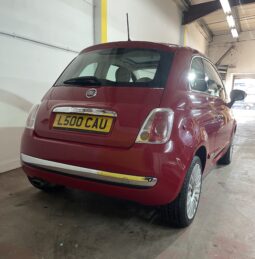 2015 Fiat 500 Red Hatchback