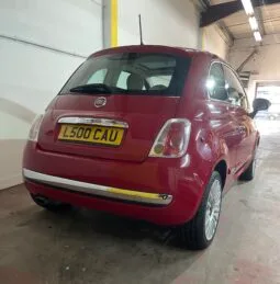 2015 Fiat 500 Red Hatchback
