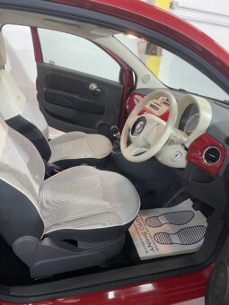 
2015 Fiat 500 Red Hatchback full									