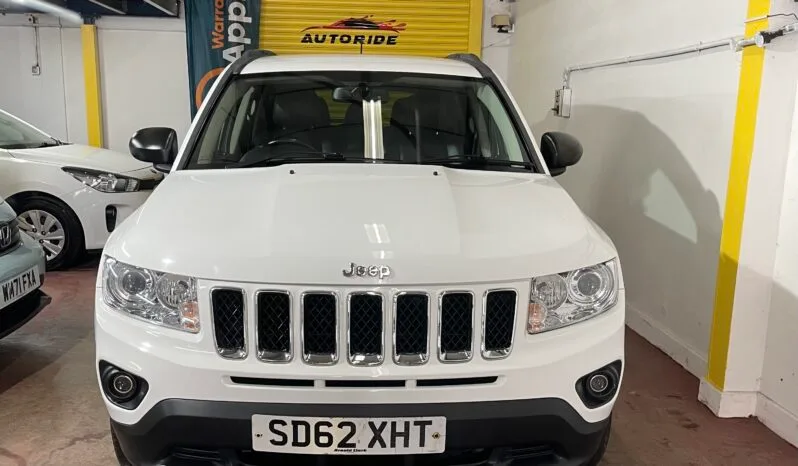 
2012 Jeep Compass White SUV full									