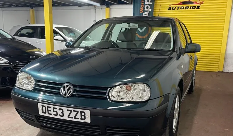 
2003 Volkswagen Golf green Hatchback full									
