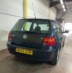 
2003 Volkswagen Golf green Hatchback full									