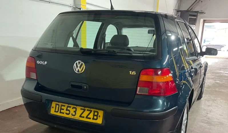 
2003 Volkswagen Golf green Hatchback full									
