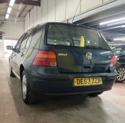 2003 Volkswagen Golf green Hatchback