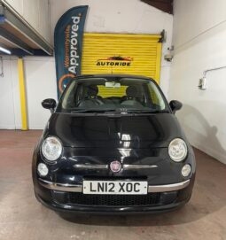 2012 Fiat 500 Black Hatchback
