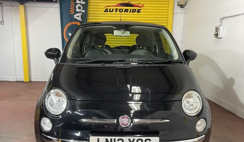 
2012 Fiat 500 Black Hatchback full									