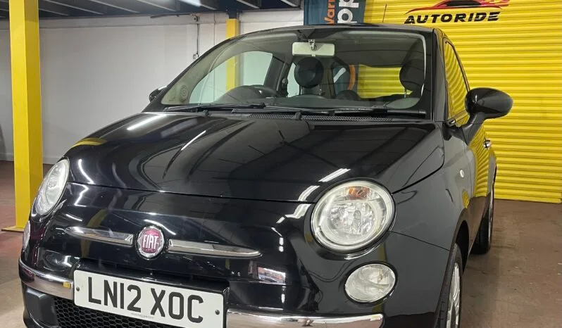 
2012 Fiat 500 Black Hatchback full									