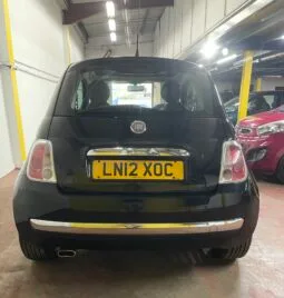 2012 Fiat 500 Black Hatchback