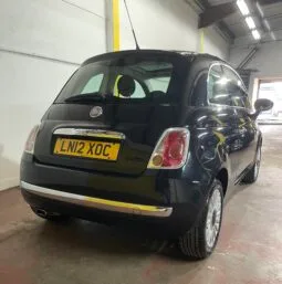 
2012 Fiat 500 Black Hatchback full									