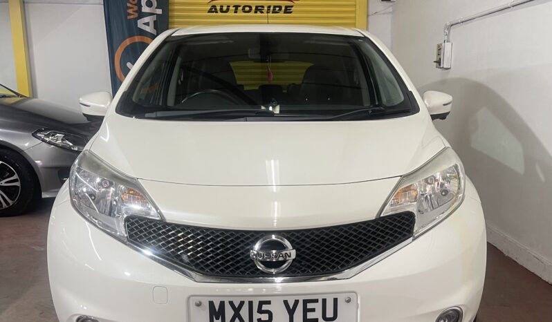 
2015 Nissan note White Hatchback full									