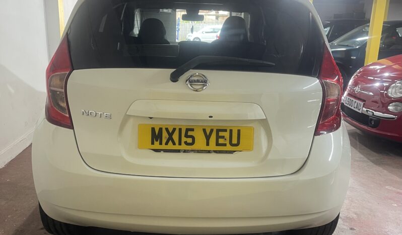 
2015 Nissan note White Hatchback full									