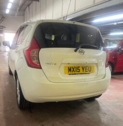 2015 Nissan note White Hatchback