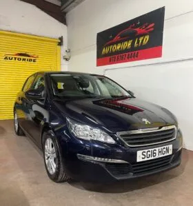 Peugeot 308 blue Hatchback