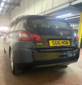 Peugeot 308 blue Hatchback