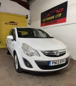 2013 Vauxhall corsa White Hatchback