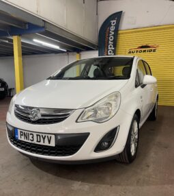 2013 Vauxhall corsa White Hatchback