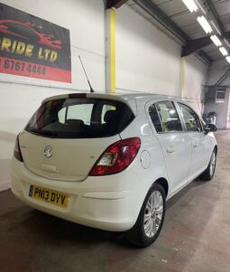 2013 Vauxhall corsa White Hatchback
